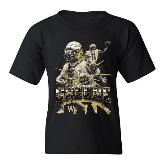 Wake Forest - NCAA Football : Donavon Greene - Youth T-Shirt