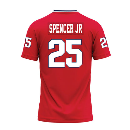 Dayton - NCAA Football : Tehron Spencer Jr - Red Premium Football Jersey
