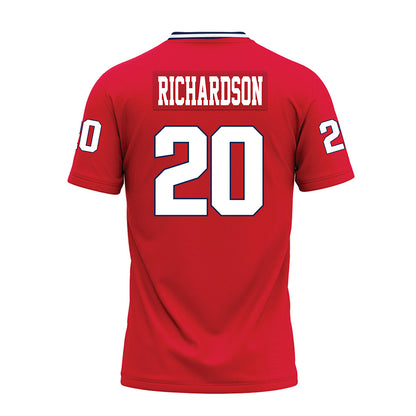 Dayton - NCAA Football : Reece Richardson - Red Premium Football Jersey