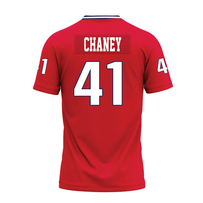 Dayton - NCAA Football : Parker Chaney - Red Premium Football Jersey