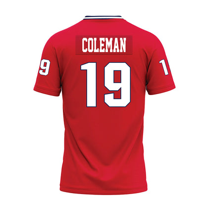 Dayton - NCAA Football : Jake Coleman - Red Premium Football Jersey