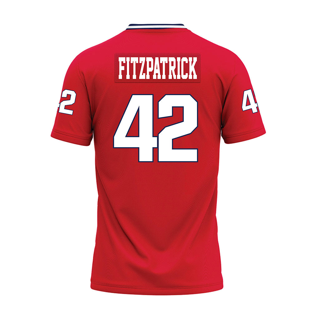 Dayton - NCAA Football : Dillon Fitzpatrick - Red Premium Football Jersey