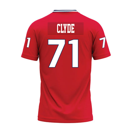 Dayton - NCAA Football : Conor Clyde - Red Premium Football Jersey