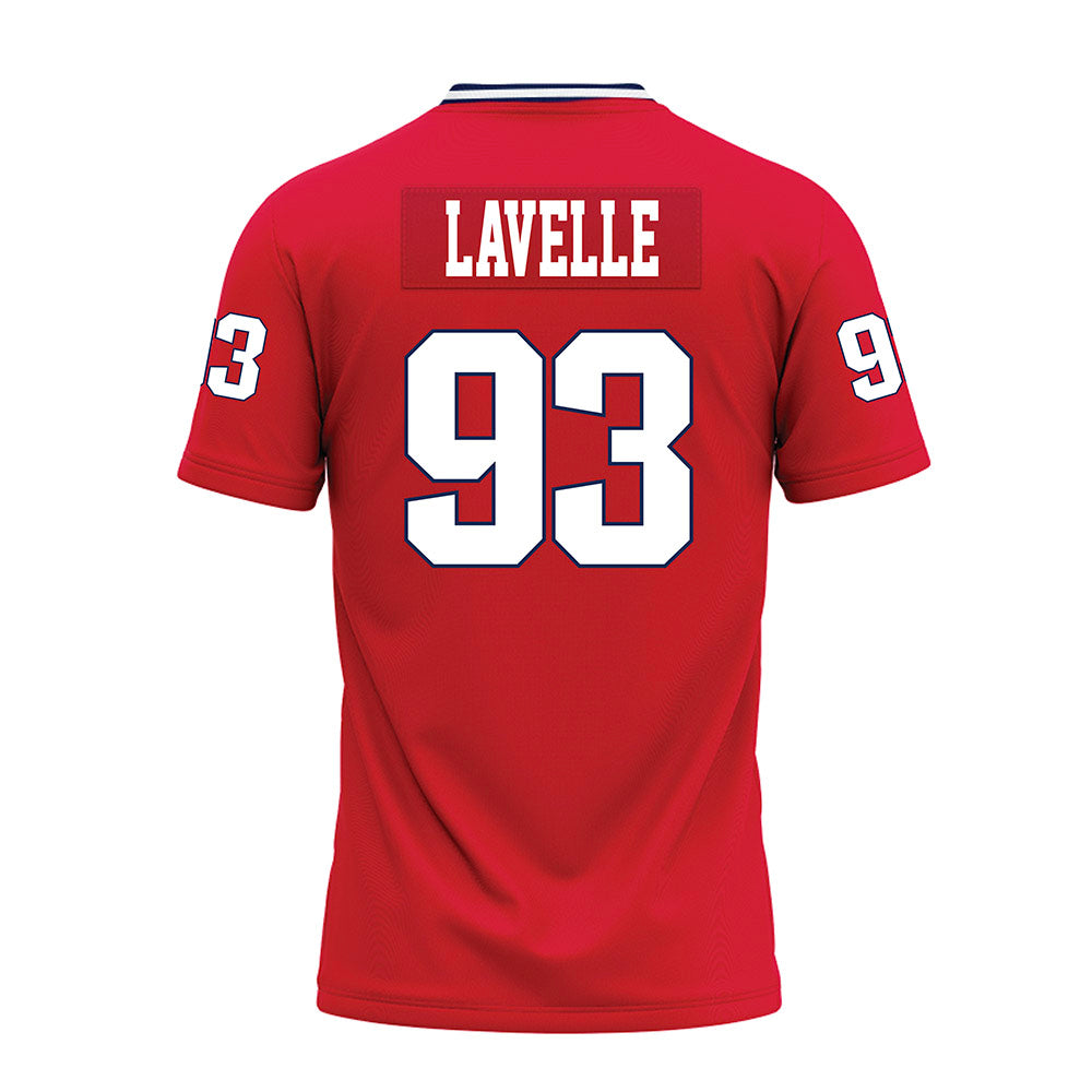 Dayton - NCAA Football : Ben Lavelle - Red Premium Football Jersey