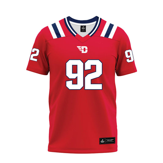 Dayton - NCAA Football : Martin Wantong - Red Premium Football Jersey