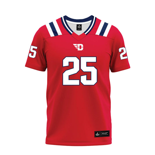 Dayton - NCAA Football : Tehron Spencer Jr - Red Premium Football Jersey