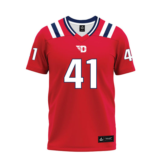 Dayton - NCAA Football : Ryan Mooney - Red Premium Football Jersey-0