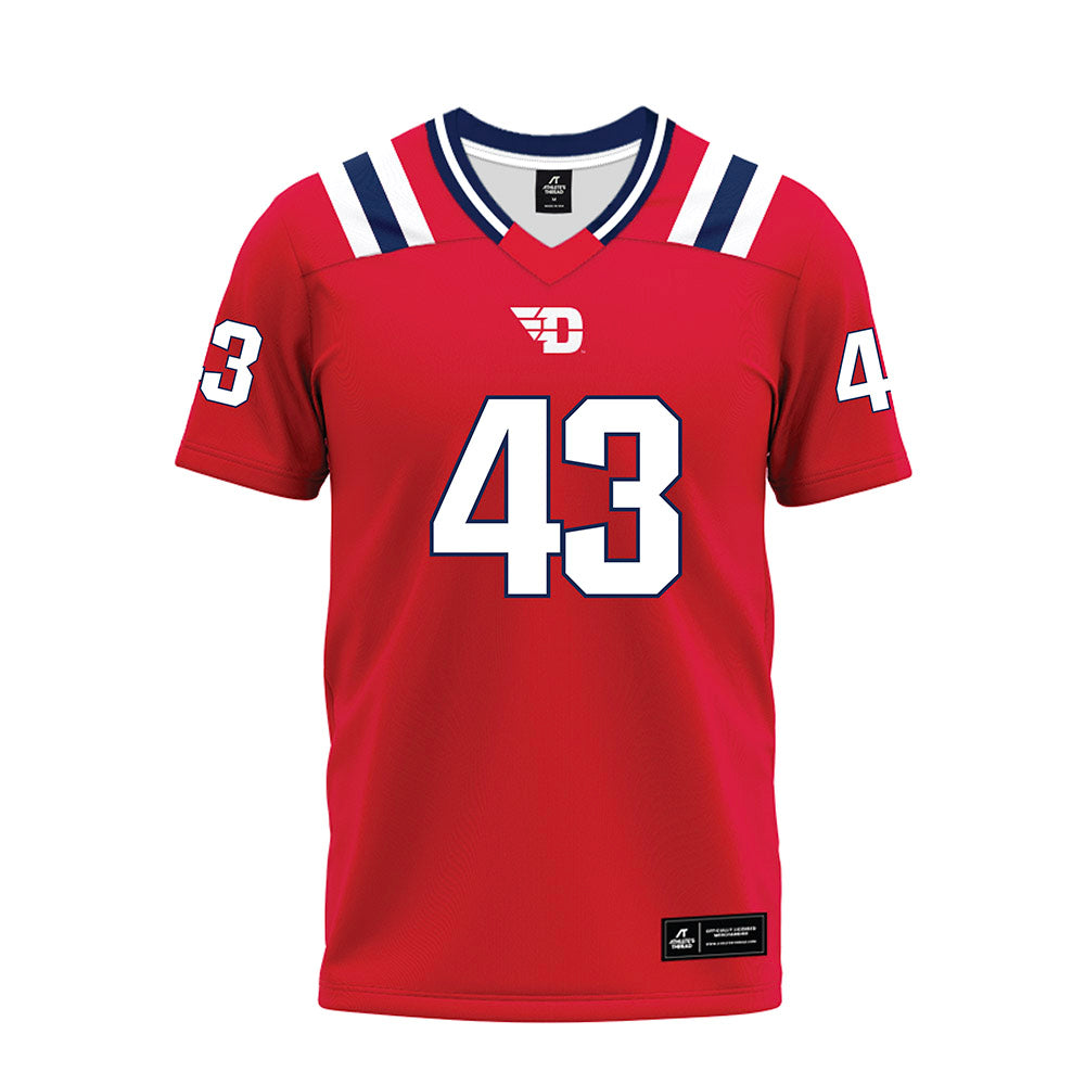 Dayton - NCAA Football : Nathaniel Arthur - Red Premium Football Jersey