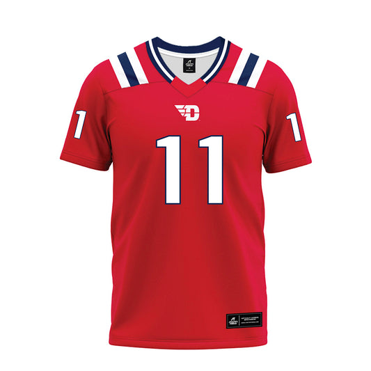 Dayton - NCAA Football : Drew VanVleet - Red Premium Football Jersey-0