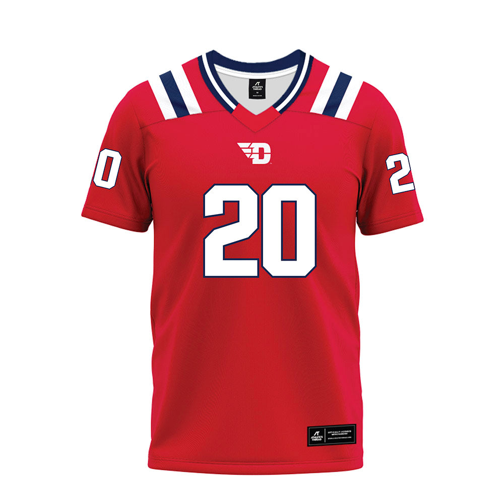 Dayton - NCAA Football : Reece Richardson - Red Premium Football Jersey