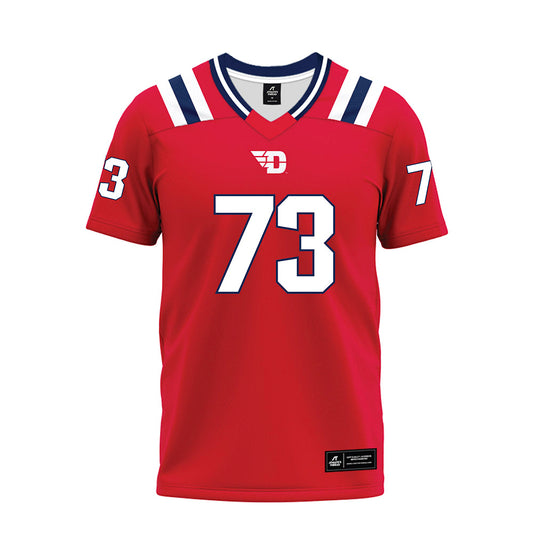 Dayton - NCAA Football : Elliot Braun - Red Premium Football Jersey