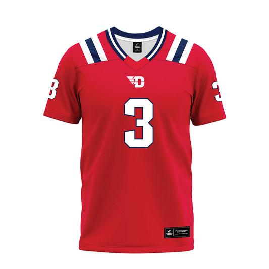 Dayton - NCAA Football : Josh Anderson - Red Premium Football Jersey
