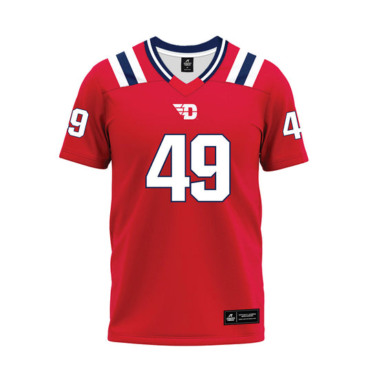 Dayton - NCAA Football : David Maurer - Red Premium Football Jersey