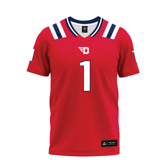 Dayton - NCAA Football : Jackson Turner - Red Premium Football Jersey