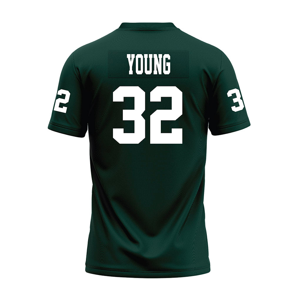 Michigan State - NCAA Football : Evan Young - Premium Football Jersey-1
