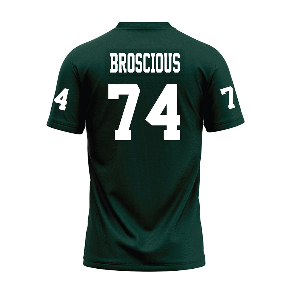 Michigan State - NCAA Football : Gavin Broscious - Premium Football Jersey-1