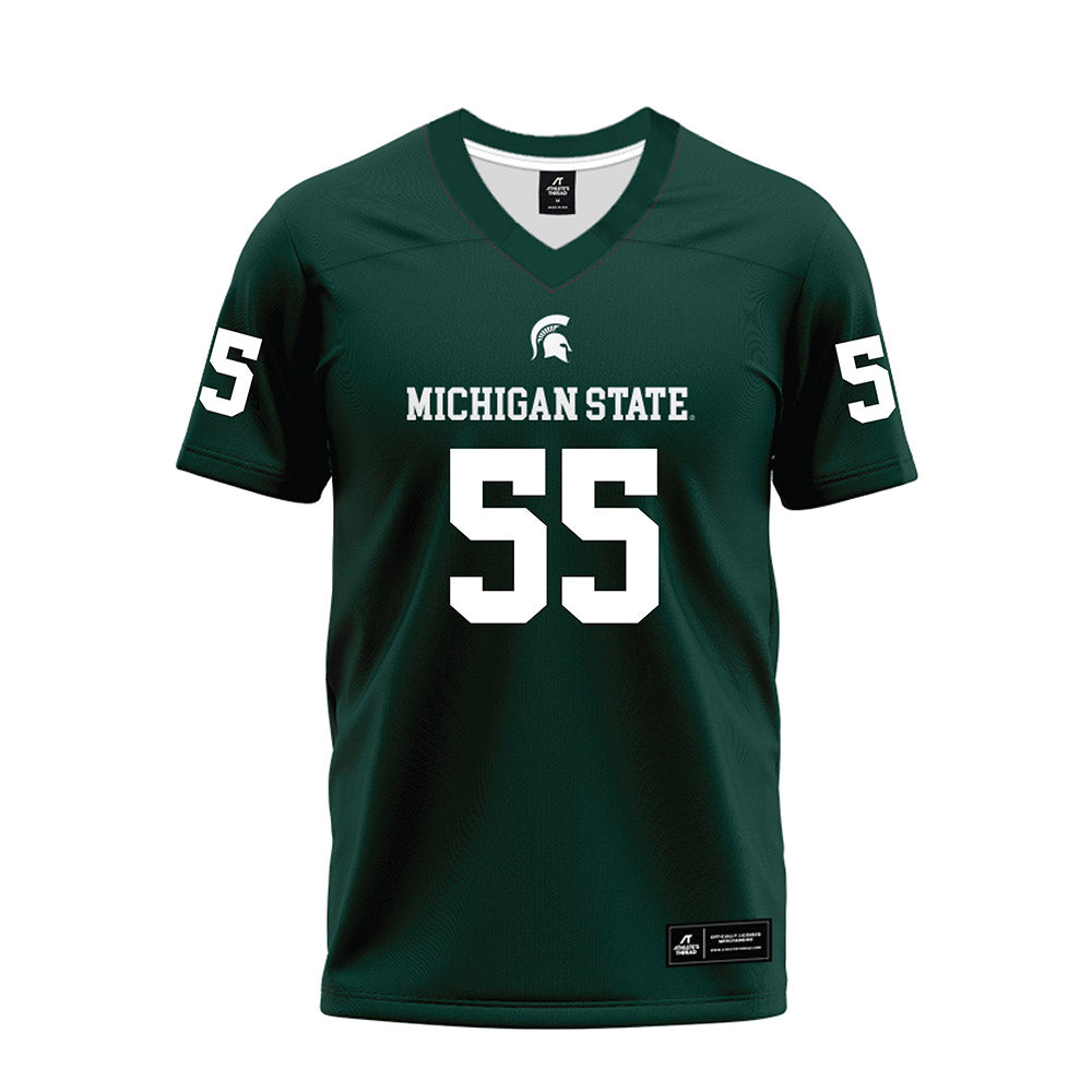 Michigan State - NCAA Football : Rakeem Johnson - Premium Football Jersey-0