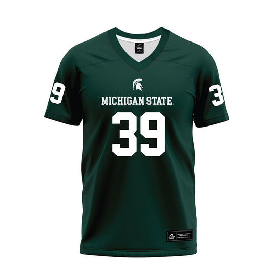 Michigan State - NCAA Football : Elisha West - Premium Football Jersey-0