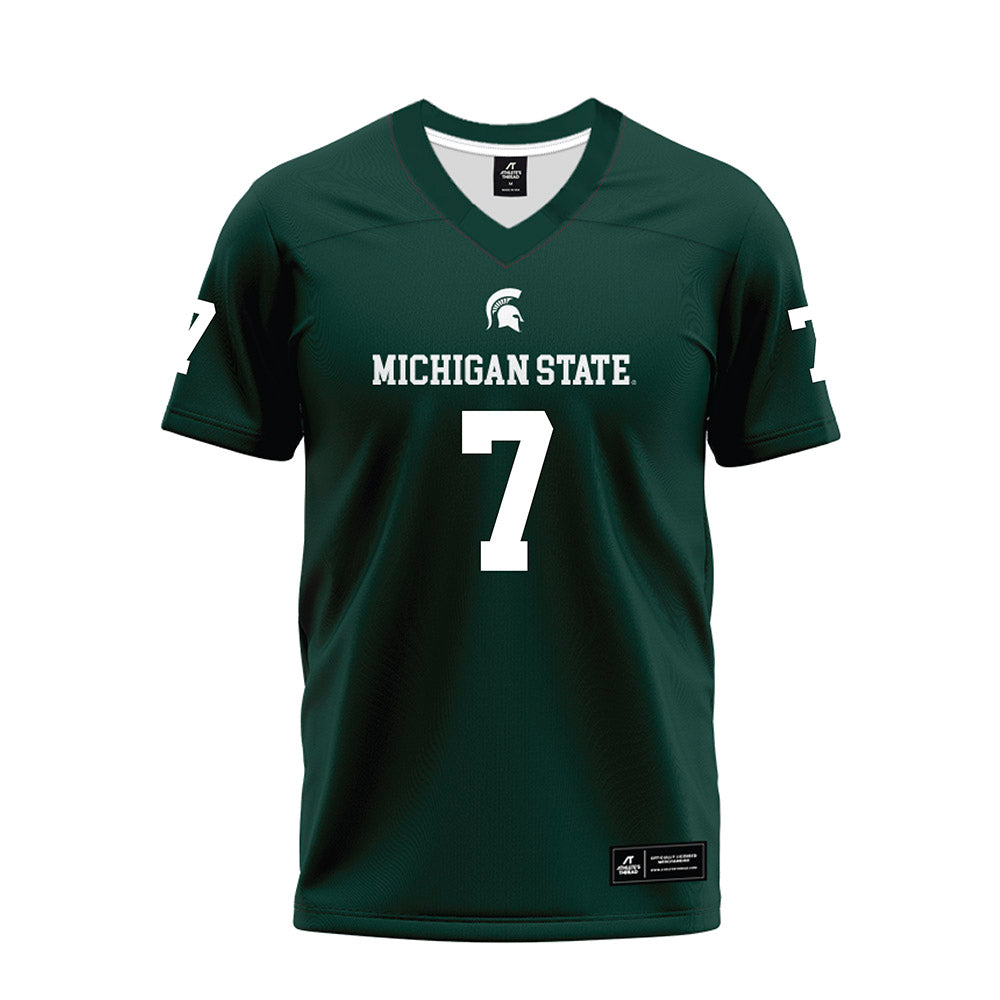 Michigan State - NCAA Football : Joshua Eaton - Premium Football Jersey-0