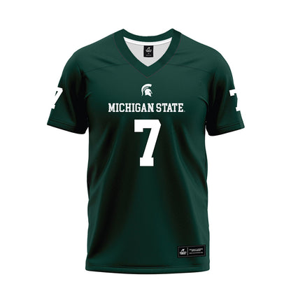 Michigan State - NCAA Football : Joshua Eaton - Premium Football Jersey-0