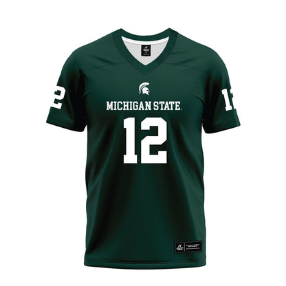 Michigan State - NCAA Football : Jack Velling - Premium Football Jersey-0