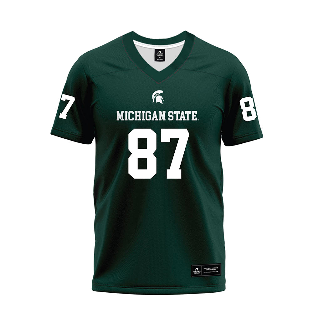 Michigan State - NCAA Football : Luke DeJager - Premium Football Jersey-0