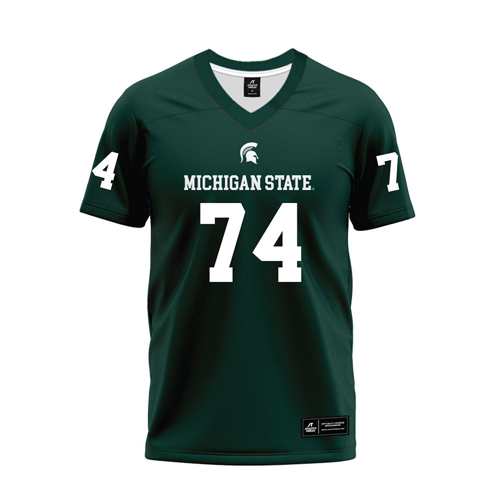 Michigan State - NCAA Football : Gavin Broscious - Premium Football Jersey-0