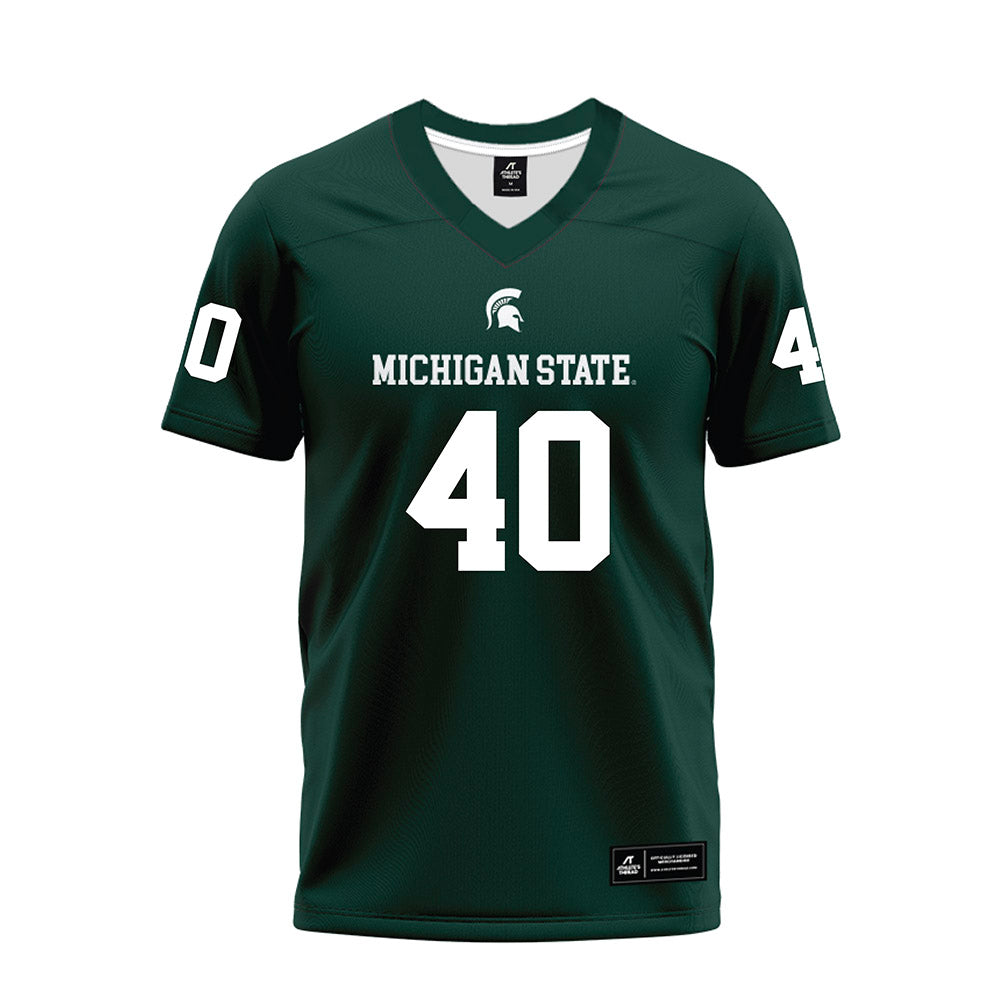 Michigan State - NCAA Football : Tarik Ahmetbasic - Premium Football Jersey