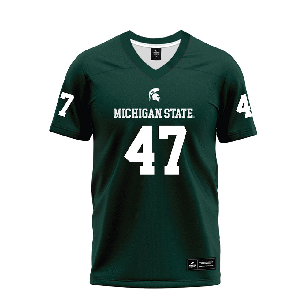 Michigan State - NCAA Football : Kaden Schickel - Premium Football Jersey-0