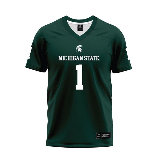Michigan State - NCAA Football : Omari Kelly - Premium Football Jersey-0