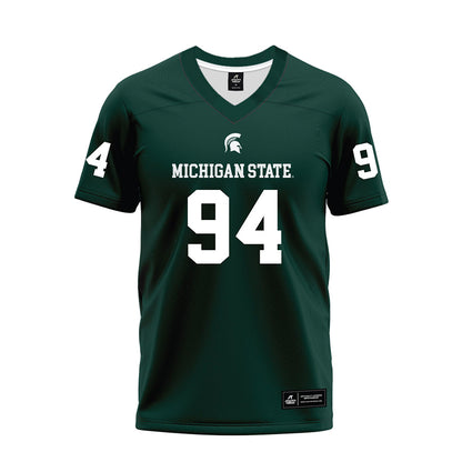 Michigan State - NCAA Football : Cal Thrush - Premium Football Jersey-0
