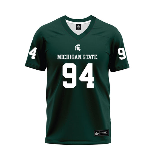 Michigan State - NCAA Football : Cal Thrush - Premium Football Jersey-0