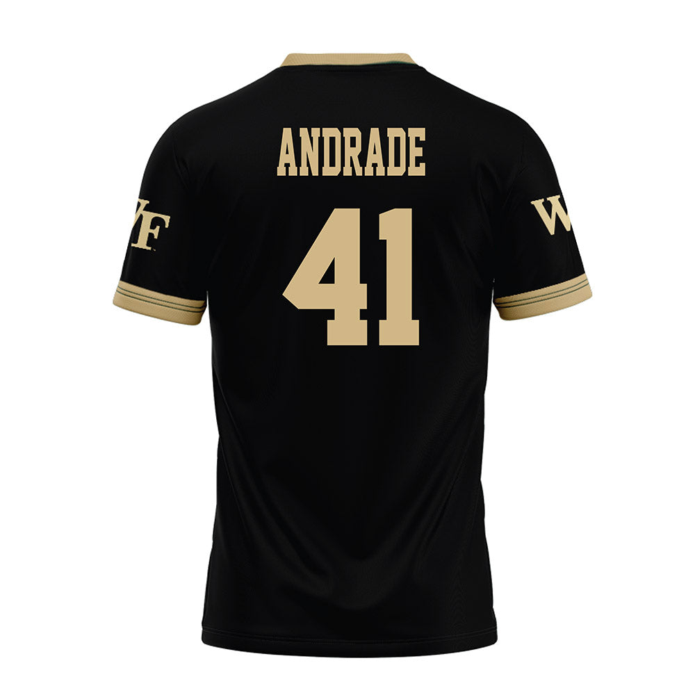 Wake Forest - NCAA Football : Mason Andrade - Premium Football Jersey-1