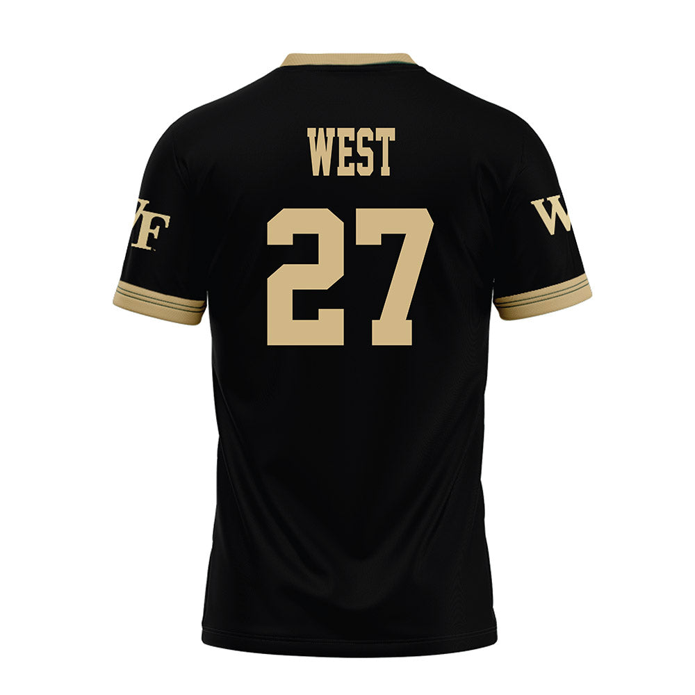 Wake Forest - NCAA Football : Travon West - Premium Football Jersey