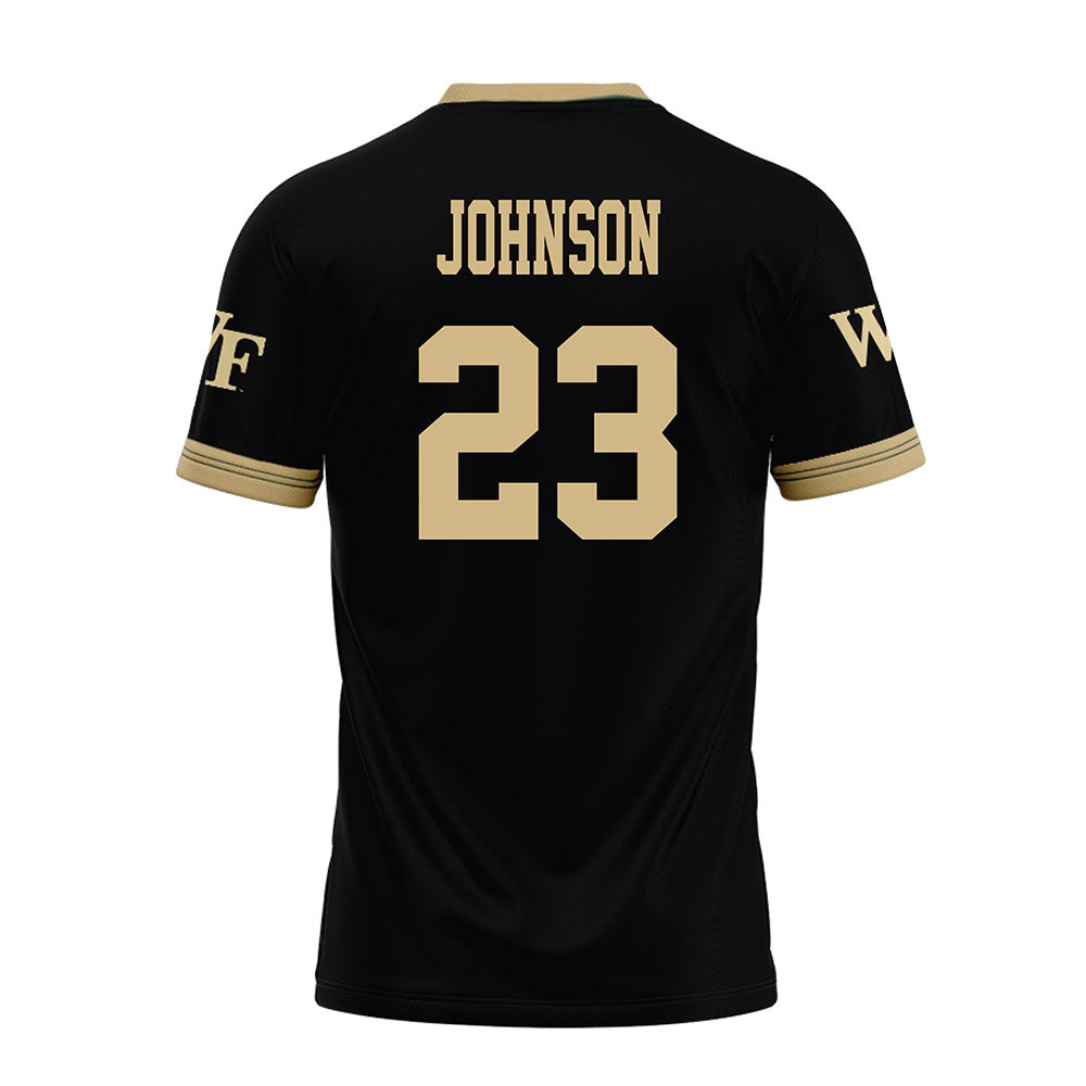 Wake Forest - NCAA Football : Braylon Johnson - Premium Football Jersey-1