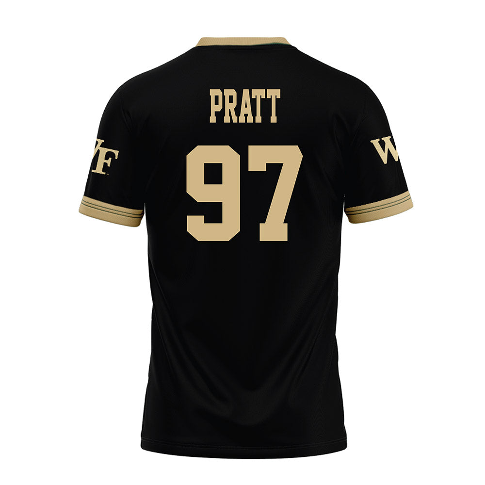 Wake Forest - NCAA Football : Josiah Pratt - Premium Football Jersey-1