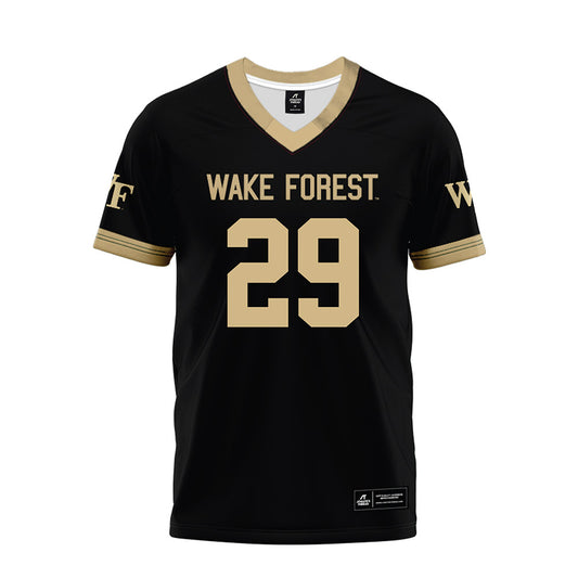 Wake Forest - NCAA Football : William Wiebush - Premium Football Jersey-0