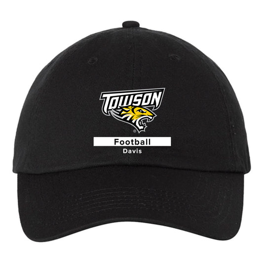 Towson - NCAA Football : Carlos Davis - Dad Hat