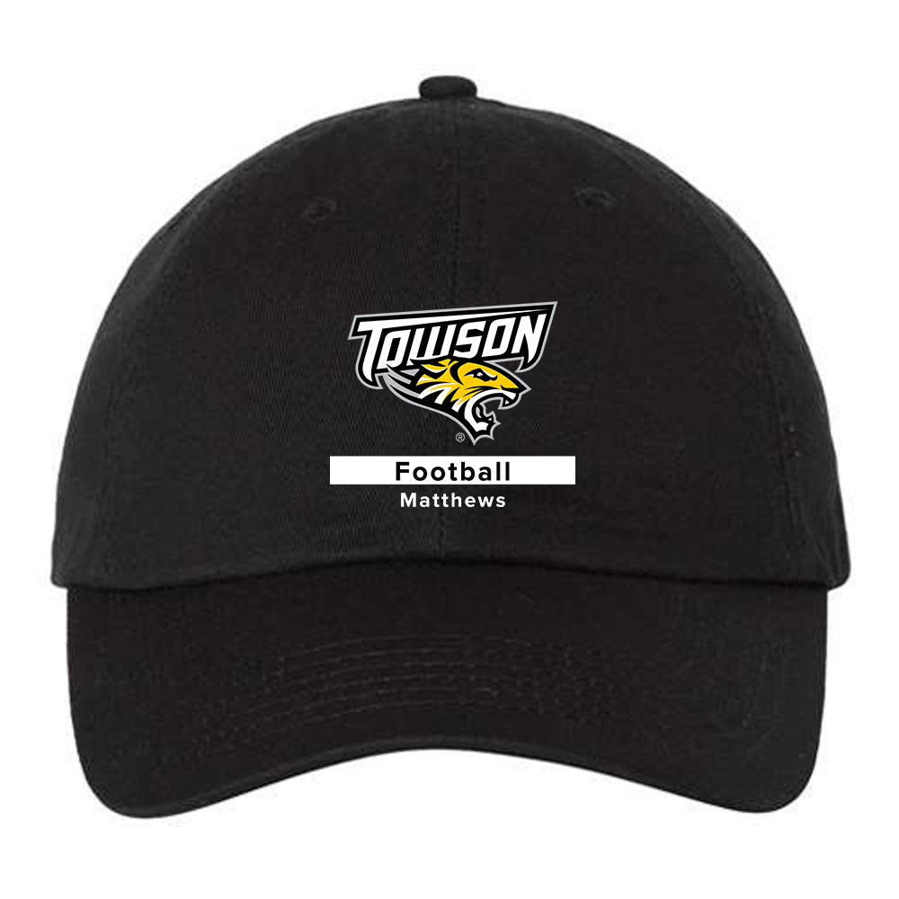 Towson - NCAA Football : Devin Matthews - Dad Hat-0