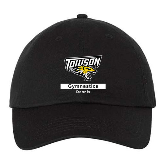 Towson - NCAA Women's Gymnastics : Chelsey Dennis - Dad Hat-0