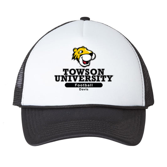 Towson - NCAA Football : Carlos Davis - Trucker Hat