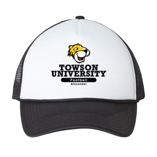 Towson - NCAA Football : T'Khi Alexander - Trucker Hat-0