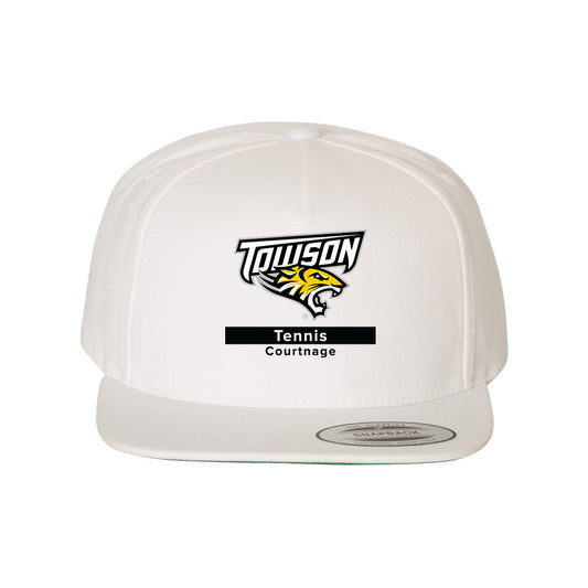 Towson - NCAA Women's Tennis : Chloe Courtnage - Snapback Hat-0