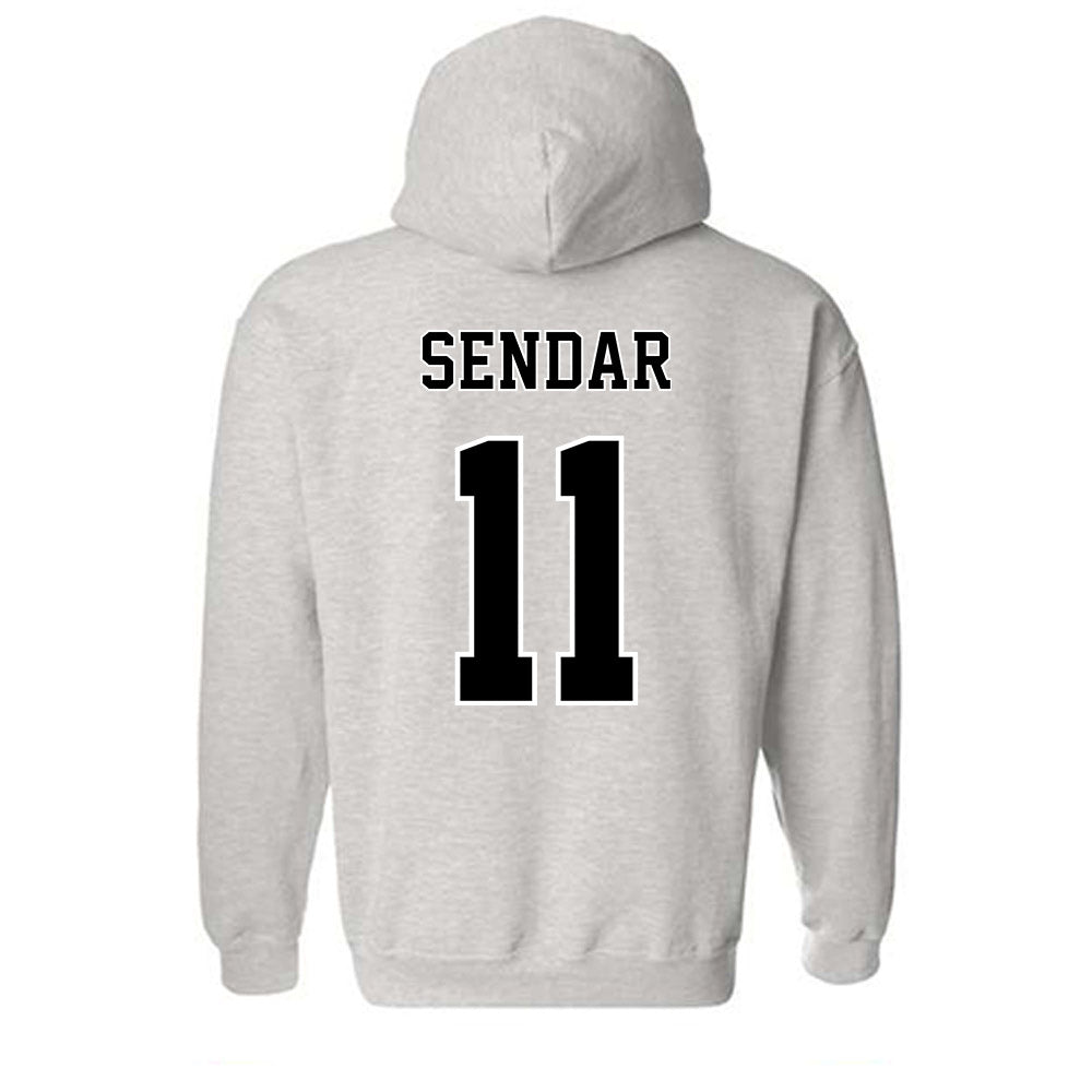 Towson - NCAA Women's Basketball : Alina Sendar - Classic Fashion Shersey Hooded Sweatshirt