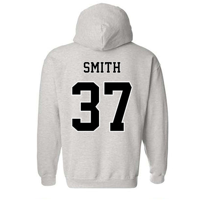 Towson - NCAA Men's Lacrosse : Elijah Smith - Classic Fashion Shersey Hooded Sweatshirt-1