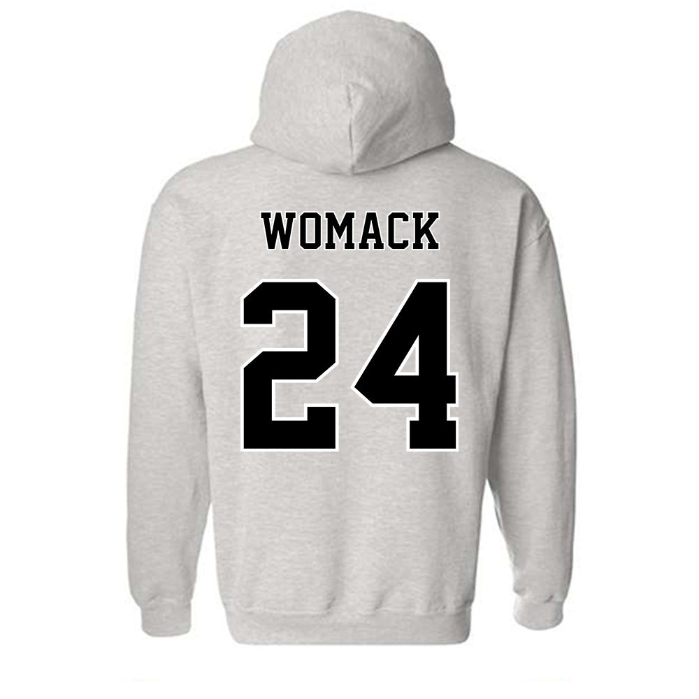 Towson - NCAA Men's Basketball : Jaquan Womack - Classic Fashion Shersey Hooded Sweatshirt-1