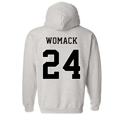 Towson - NCAA Men's Basketball : Jaquan Womack - Classic Fashion Shersey Hooded Sweatshirt-1