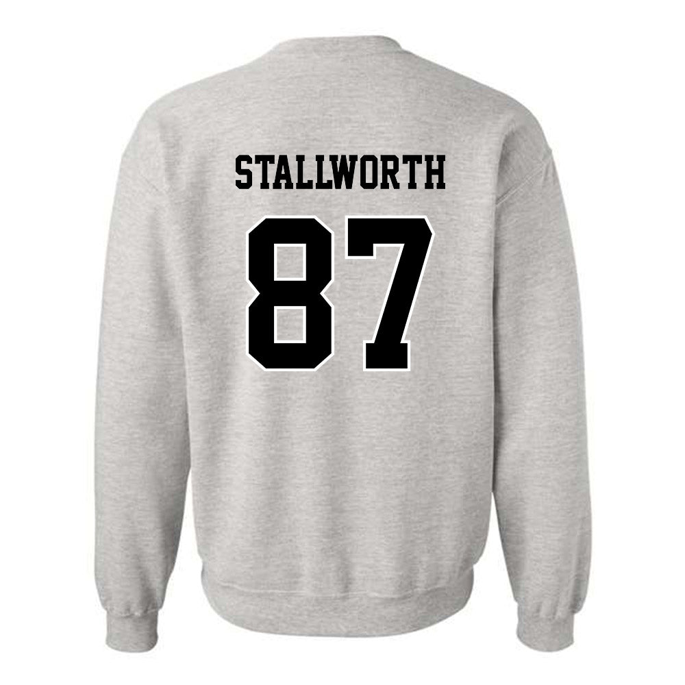 Towson - NCAA Football : Jordan Stallworth - Classic Fashion Shersey Crewneck Sweatshirt-1