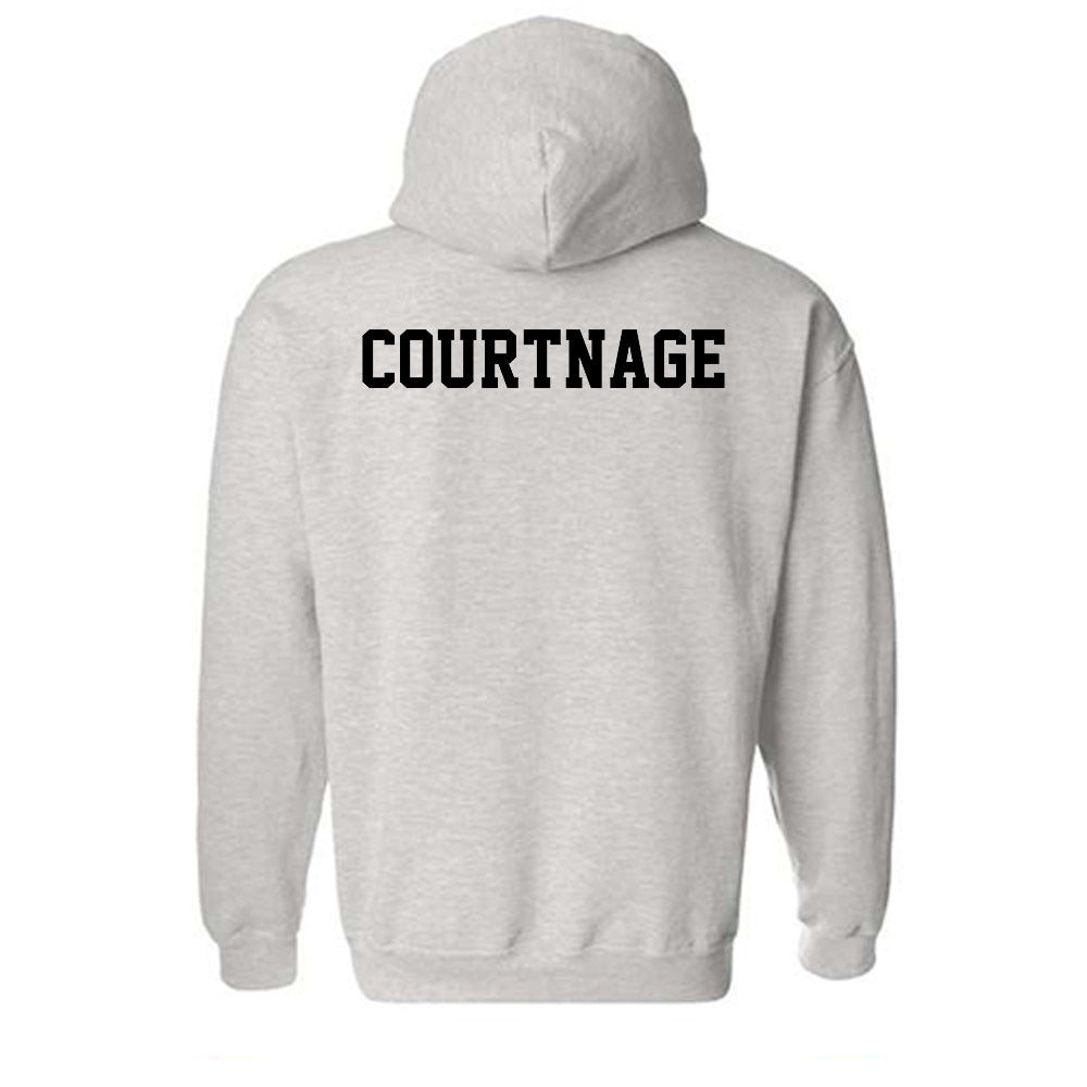 Towson - NCAA Women's Tennis : Chloe Courtnage - Classic Fashion Shersey Hooded Sweatshirt-1