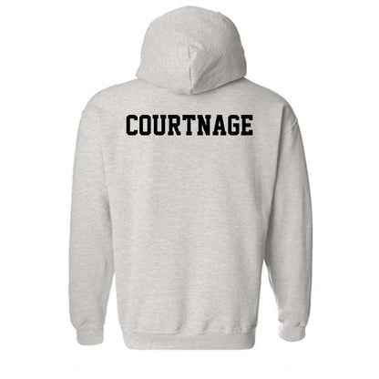Towson - NCAA Women's Tennis : Chloe Courtnage - Classic Fashion Shersey Hooded Sweatshirt-1